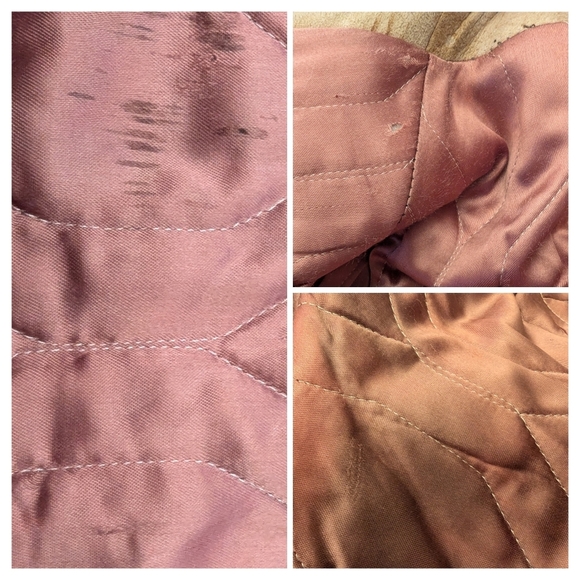 Vintage Rajac genuine Leather and fur trench coat, 60s/70s. Woman's size S/M - Picture 11 of 16